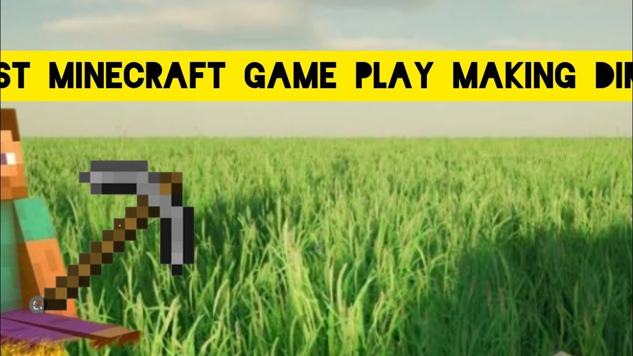 Playing MINECRAFT for first time and making home #minecraft #viralvideo #games 
