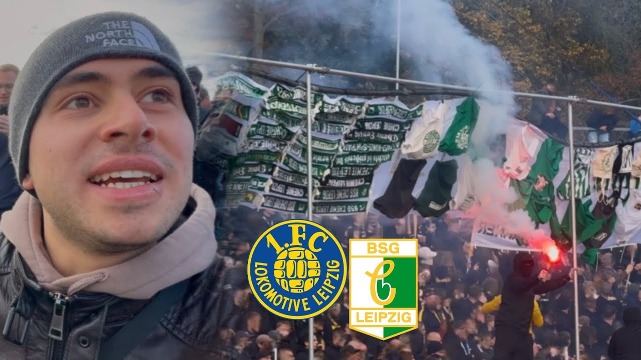 LEIPZIGER STADTDERBY🔥🧨 | 1.FC LOKOMOTIVE LEIPZIG vs BSG CHEMIE LEIPZIG | Stadionvlog