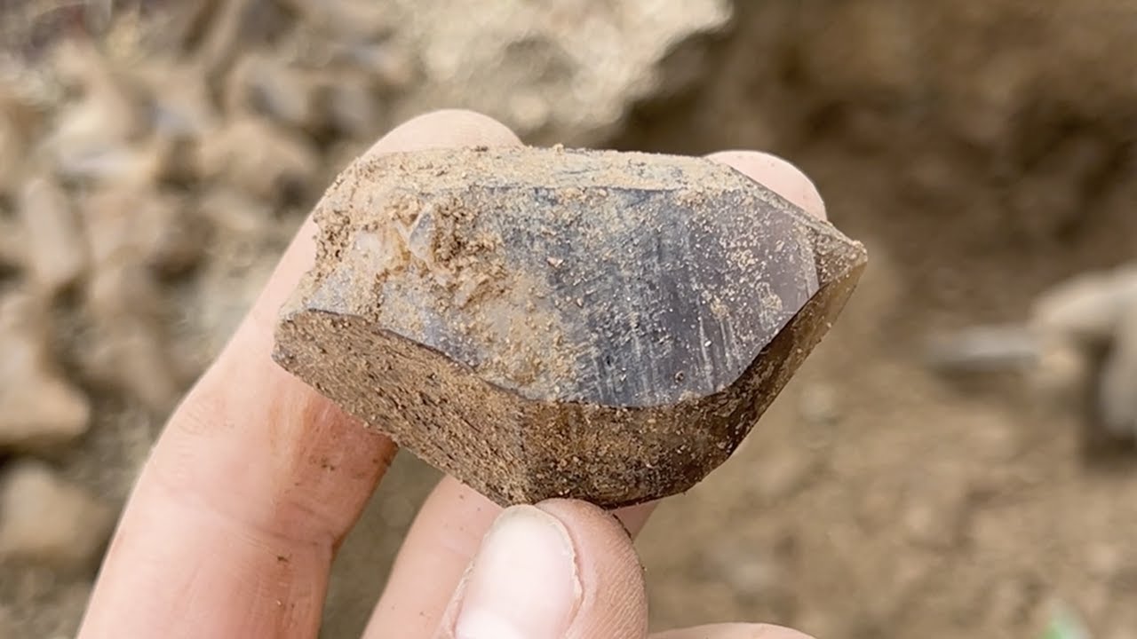 This Smoky Quartz Pocket Was Packed with Crystals!