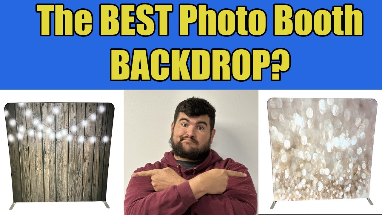 The BEST photo booth BACKDROP!