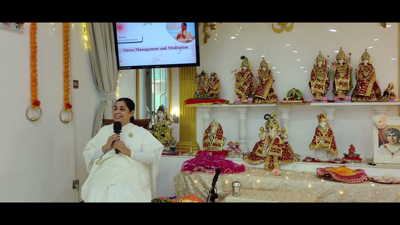 Stress Management & Meditation || Sapna Didi (Hindi & English) Part-1