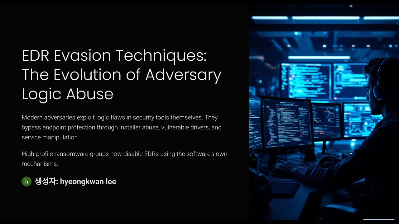 Endpoint Security Evasion Techniques (2020–2025) – A Technical Deep Dive