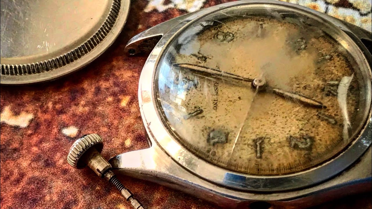 85 year old abandoned Rolex restoration barn find