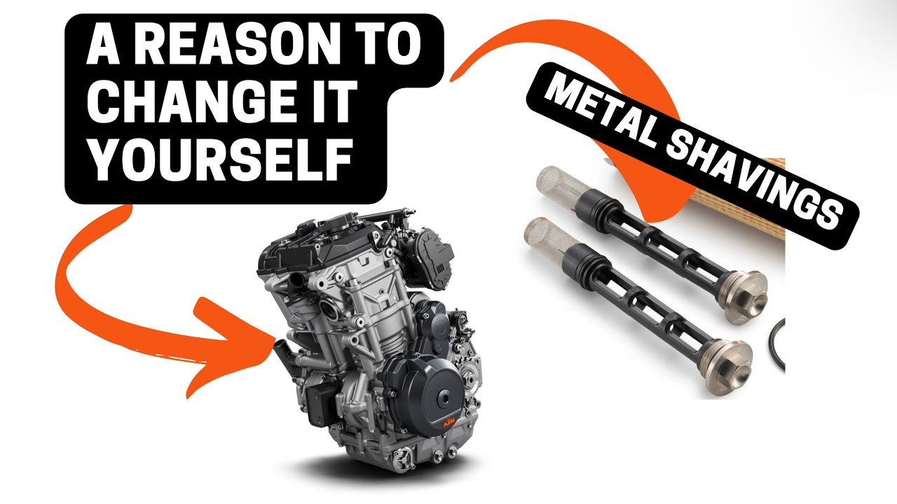KTM Duke Oil Change (790, 890, 890 R) - Engine Wear You Should Be Aware Of (DIY Benefit)
