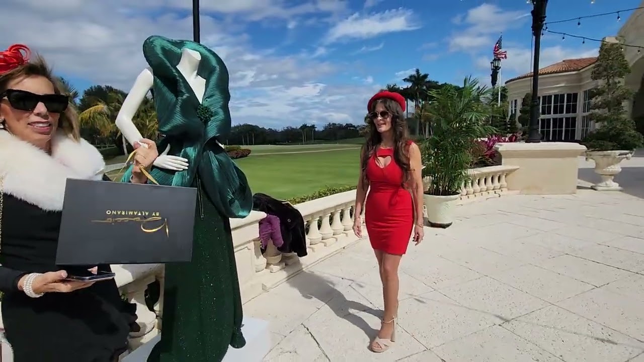 Trump golf club with fashionista Valentina, do Alexey 5613359459 