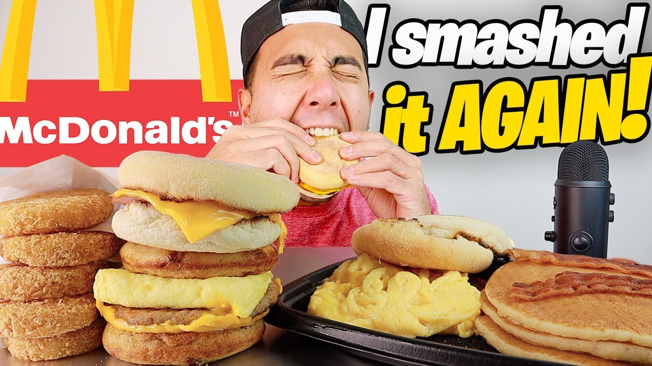 BIG And TASTY McDonalds Breakfast Mukbang