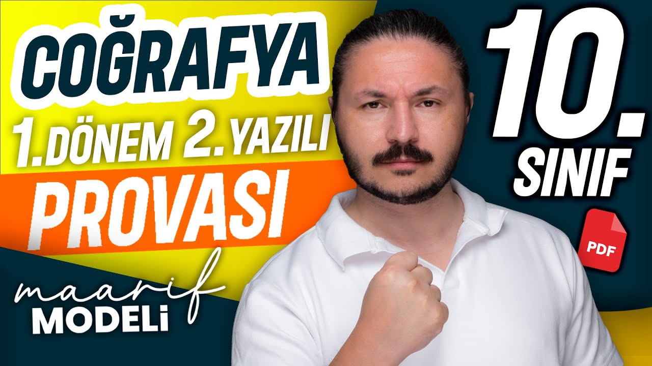 10. sınıf coğrafya 1.dönem 2.yazılı soruları | Sınav provası