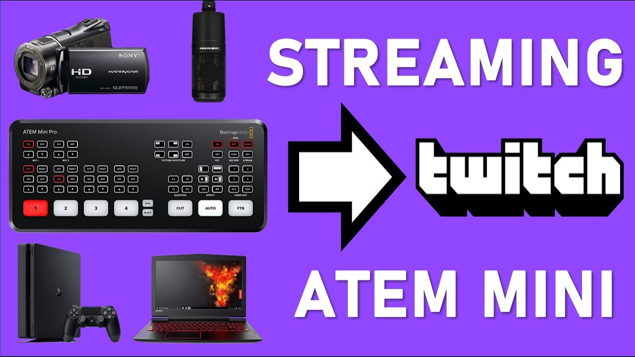 ATEM MINI PRO pour streamer sur twitch  👀 je vous explique !