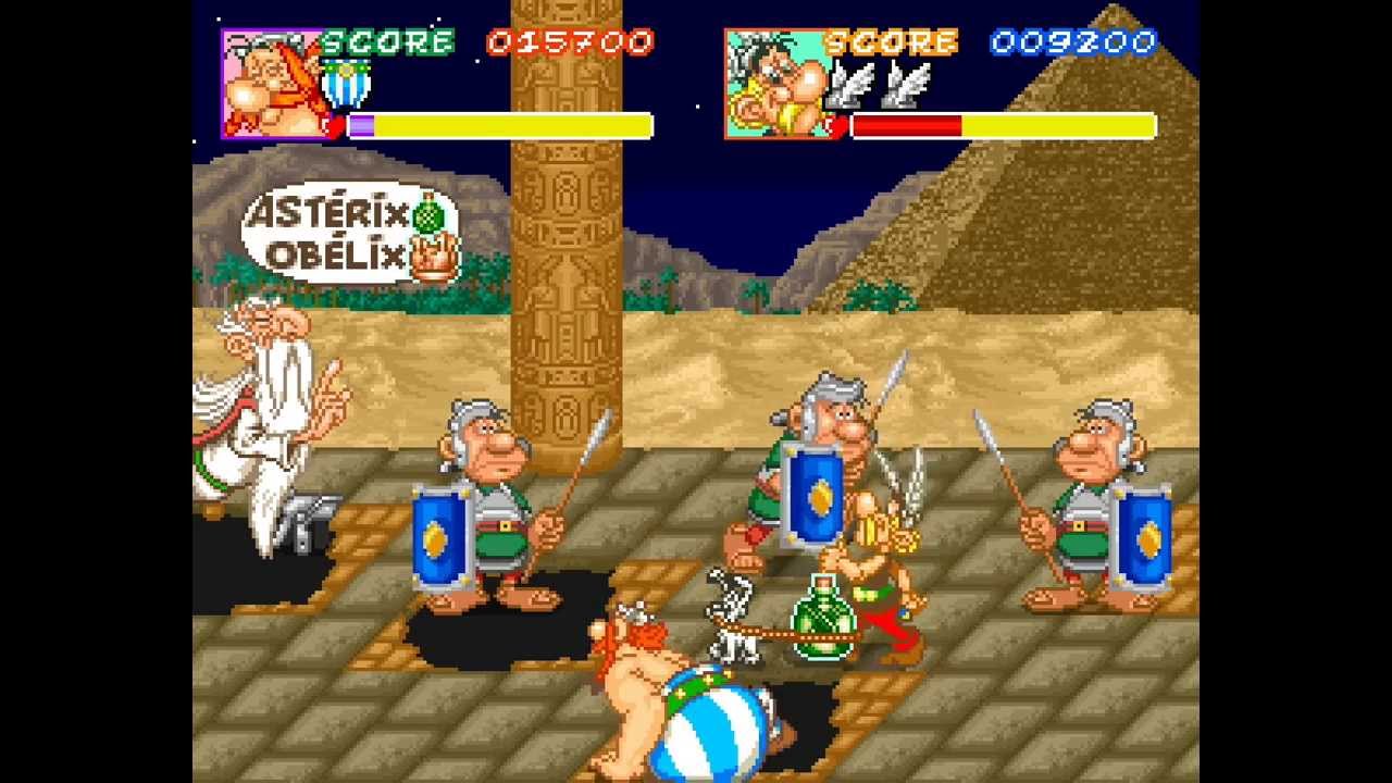 Аркадная сетевая игра Asterix для 2 игроков