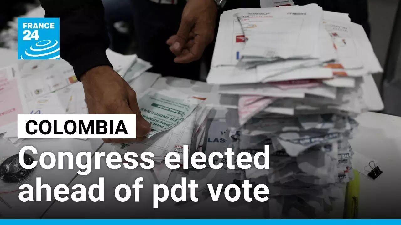 Colombia elects new divided Congress ahead of May presidential vote &bull; FRANCE 24 English