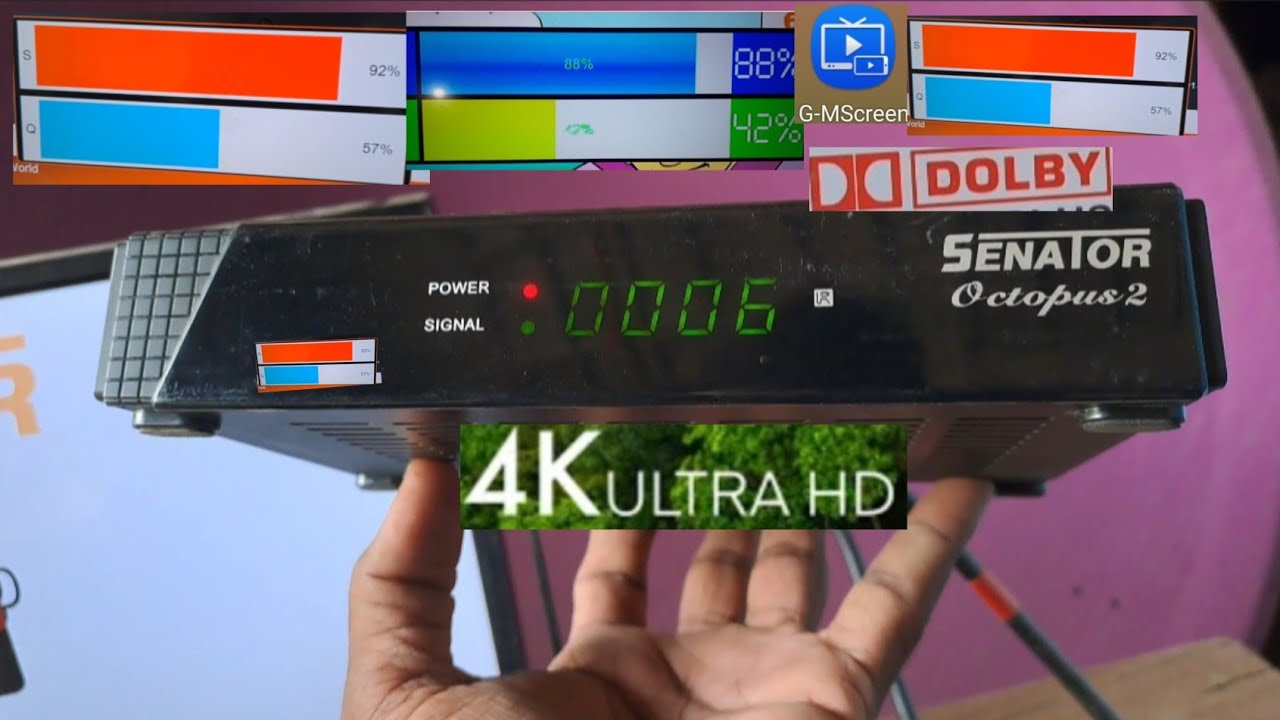 SENATOR OCTOPUS 2 unboxing Forever4K Wireless Bluetooth Remote Control