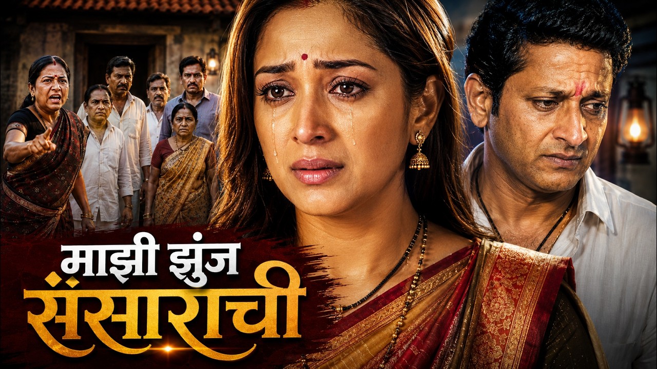माझी झुंज संसाराची | Majhi Zunj Sansarachi | Marathi Full Movie | सुपरहिट मराठी चित्रपट