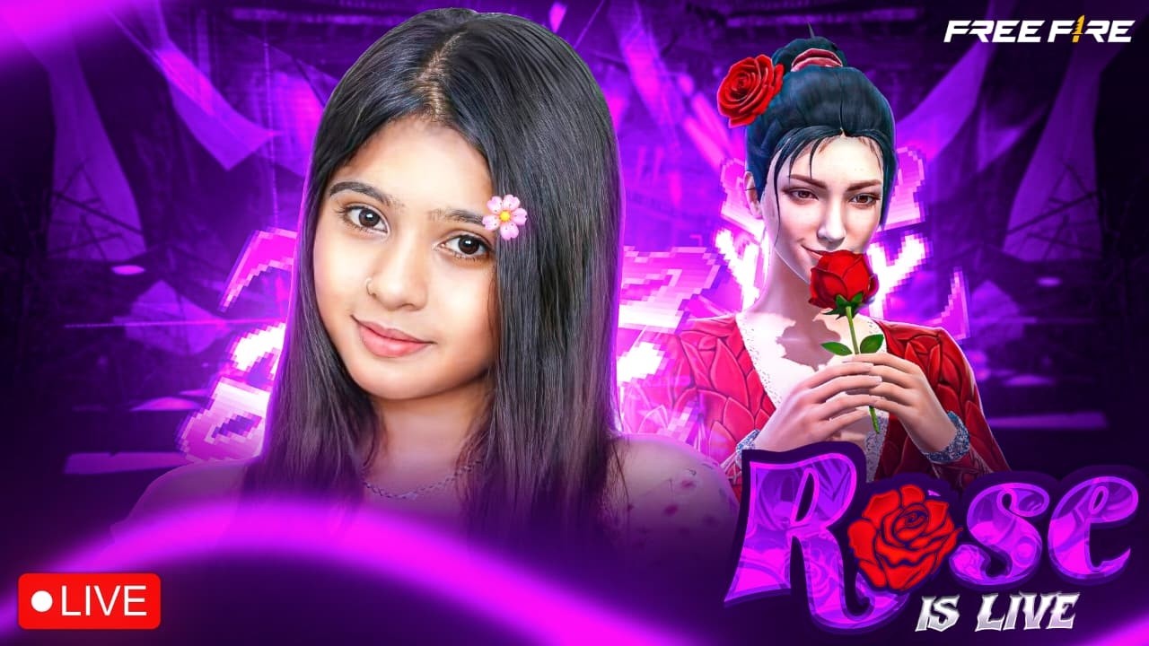 FREE FIRE LIVE 🔴 LONE WOLF CHALLENGE 🔥 | ROSE is LIVE 😱 #freefirelive #fflive #shortslive
