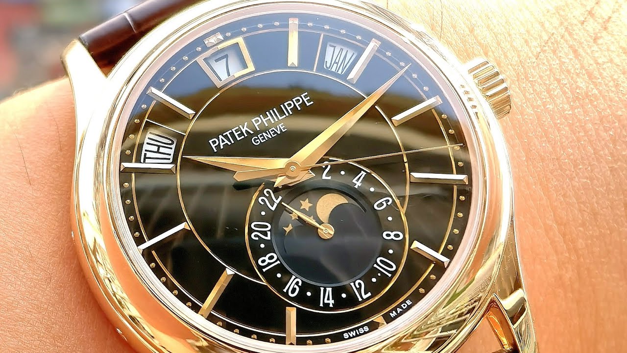 [Đồng Hồ Tuyệt Đẹp] Patek Philippe Annual Calendar Moonphase 40mm 5205R-010 | ICS Authentic