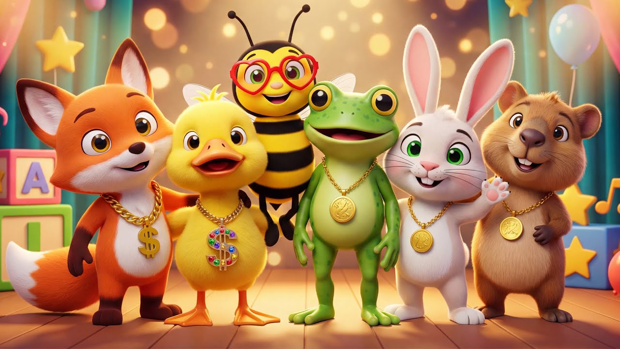 La Ranita Baila 🐸 La Abejita y la Vaca Bailan Alegremente 🐝🐄 | Canciones Infantiles 3D Bebés