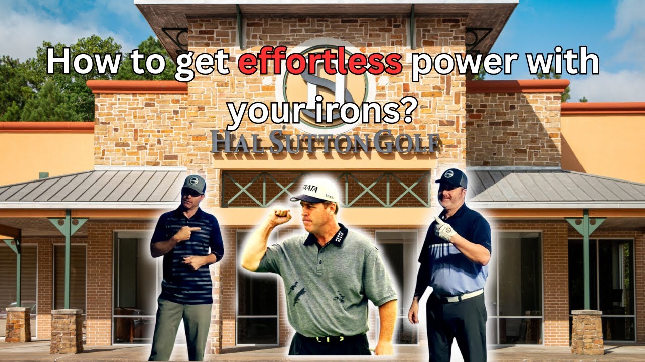 How to get effortless power with your irons? We had a golf lesson at Hal Sutton Golf Academy!