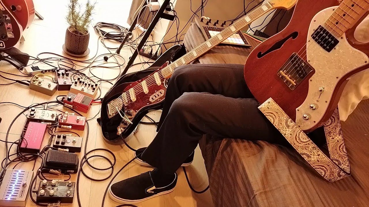 Shogazing BASS VI and Telecaster Live Looping / Circuit Rhythm, Squier BASS VI