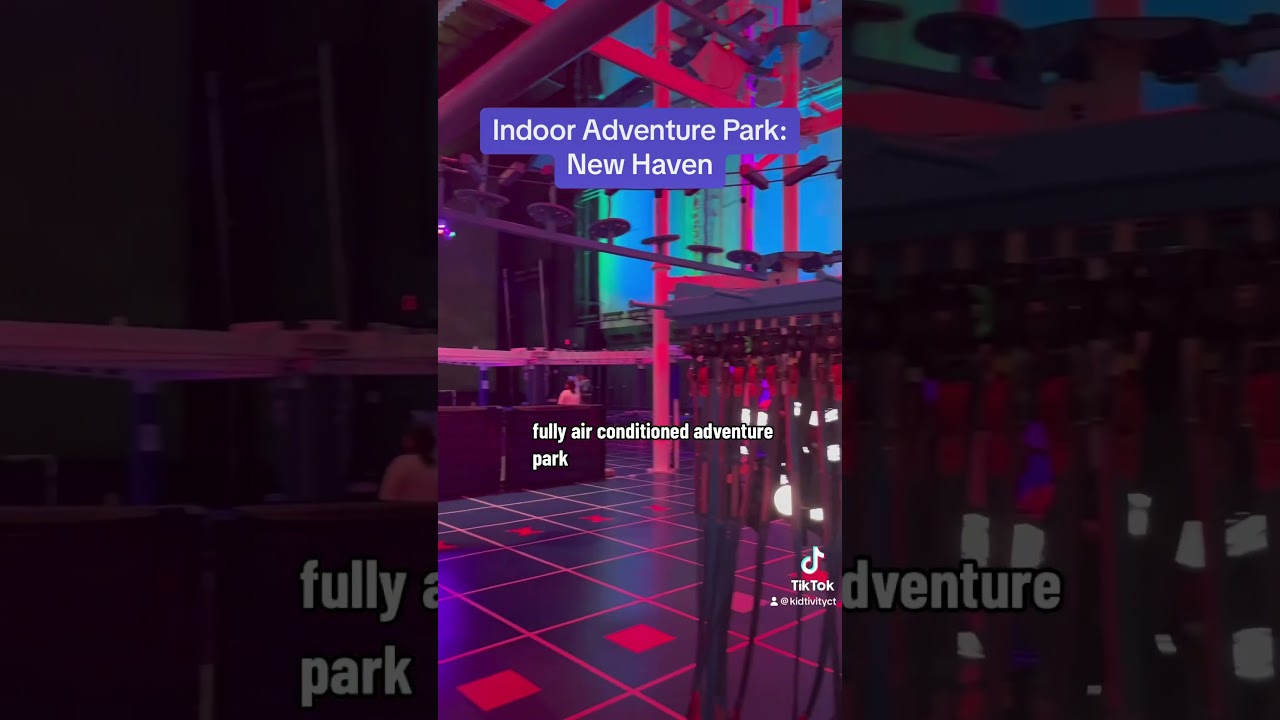 Heat Wave Adventures: IT Adventure Park at Jordan’s Furniture! Air conditioned 3 story ziplining