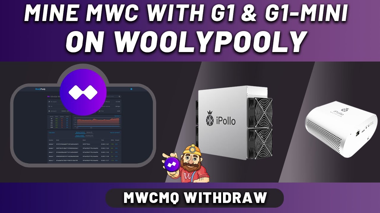 Mine MWC with G1 & G1-MINI on WoolyPooly : MWCMQ Withdraw