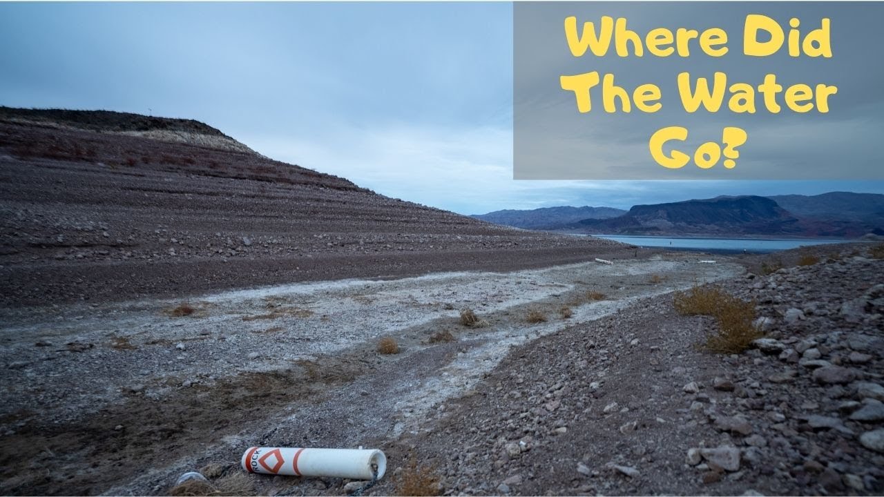 No Water In Boulder Harbor At Lake Mead! (How Much Lower Will Lake Mead Get?)