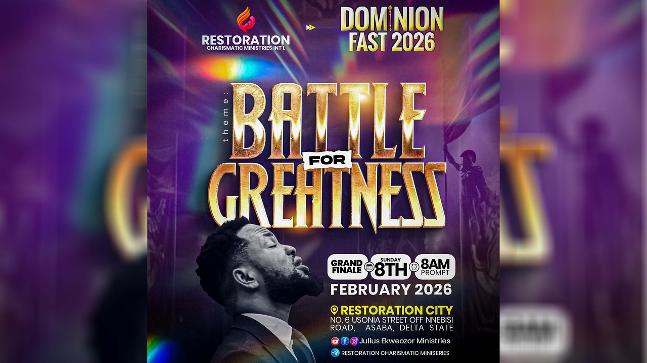 DOMINION FASTING AND PRAYER PROGRAM || THEME: BATTLE FOR GREATNESS || GRAND FINALE || 08.02.2025