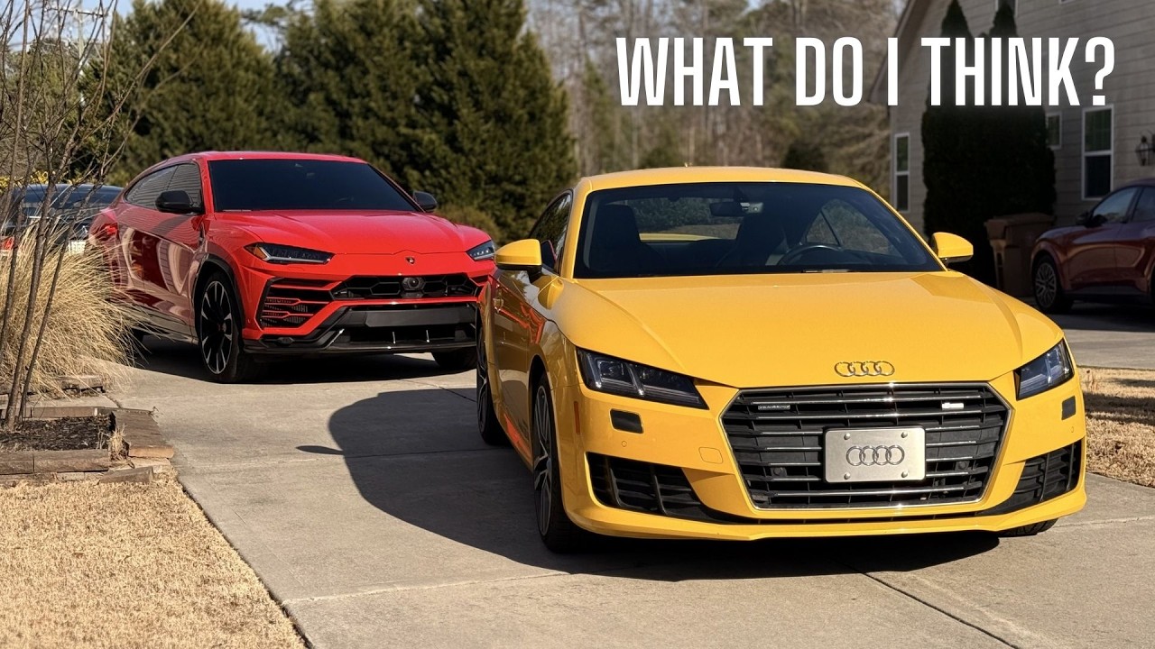 Впервые за рулём Lamborghini