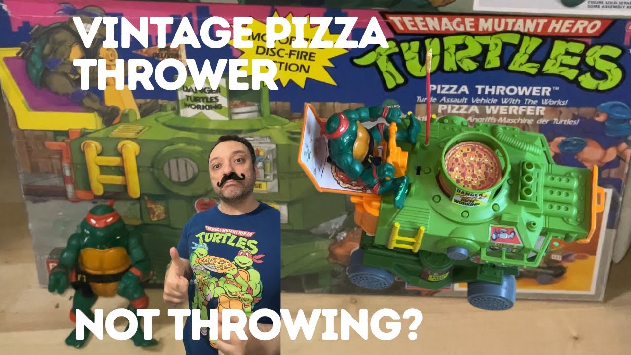 How to fix the vintage TMNT Pizza Thrower!