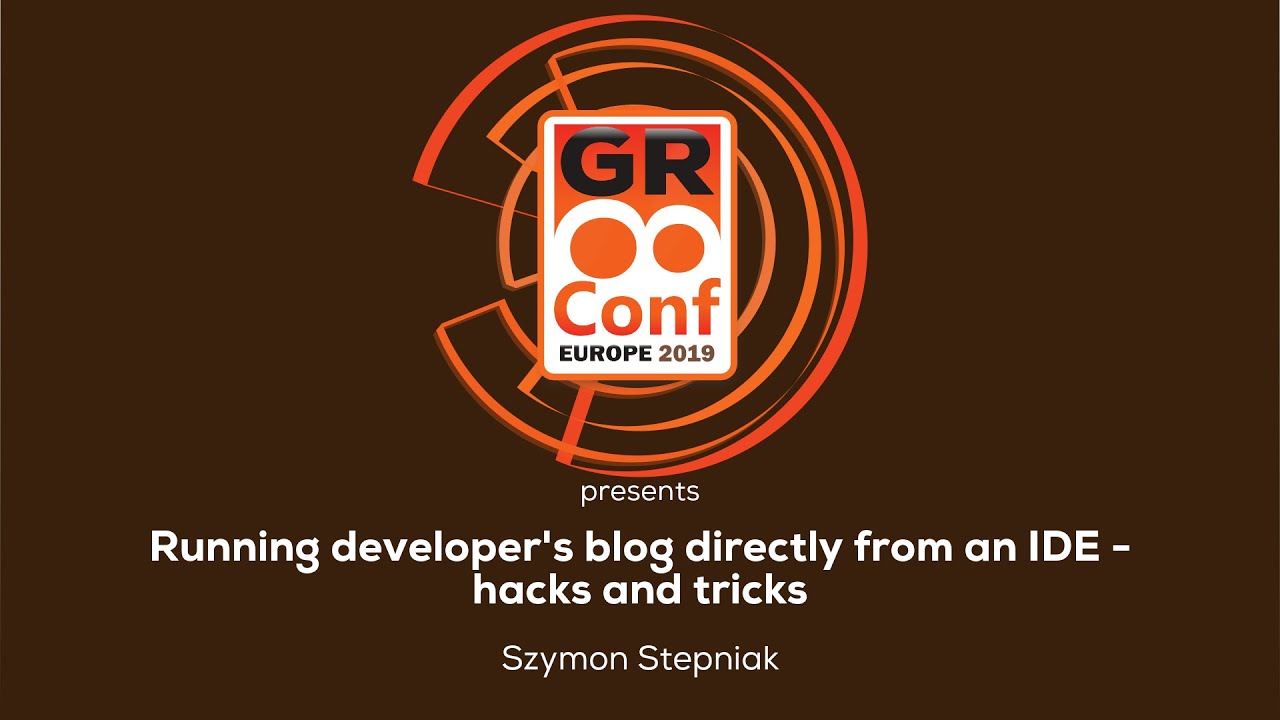 Running developer's blog directly from an IDE - hacks and tricks