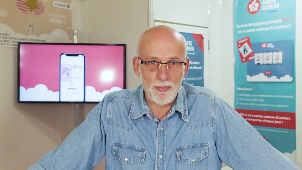 Interview Hervé Meyer, présentation de la Carte Cadeau E.LECLERC