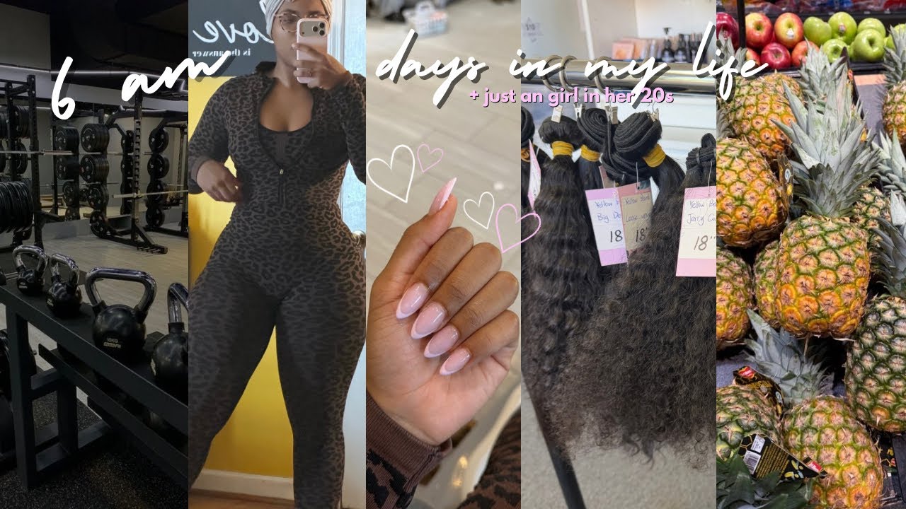 Days In My Life: 6AM Mornings + Maintenance Day + Hair Vendor + Gym & Groceries Restock 🎀 (Ep. 4)