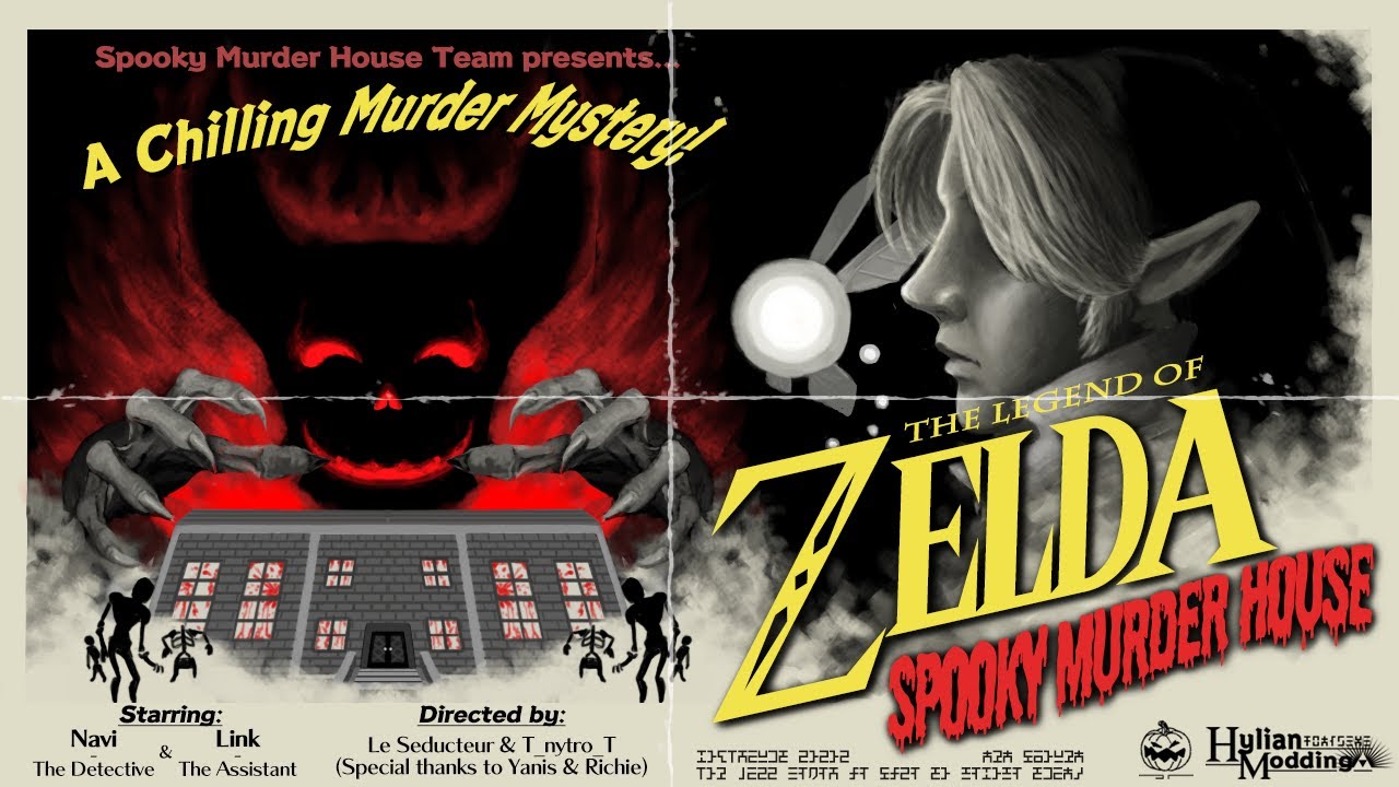 Zelda: Spooky Murder House - OoT Murder Mystery Mod (No Commentary)