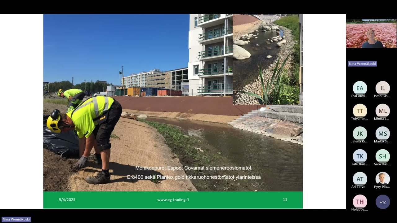 Eroosiosuojaus tuotteet ja niiden mahdollisuudet / GEOSYNTEETTIKAHVIT  4.9.2025