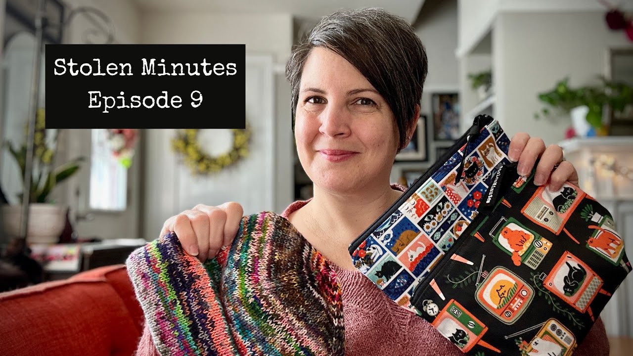 Episode 9  | Scrappy Musselburgh | Granny Stripe | Sock Knitting | Favorite Knit | Stolen Minutes