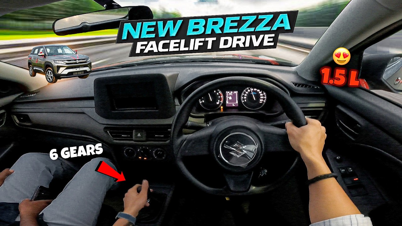 Finally New 2026 Maruti Brezza Facelift Drive 😍 | First on Youtube 🔥|