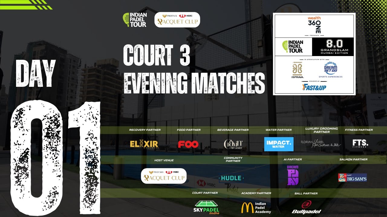 COURT 3 | DAY 1 | IPT 8.0 GRAND SLAM