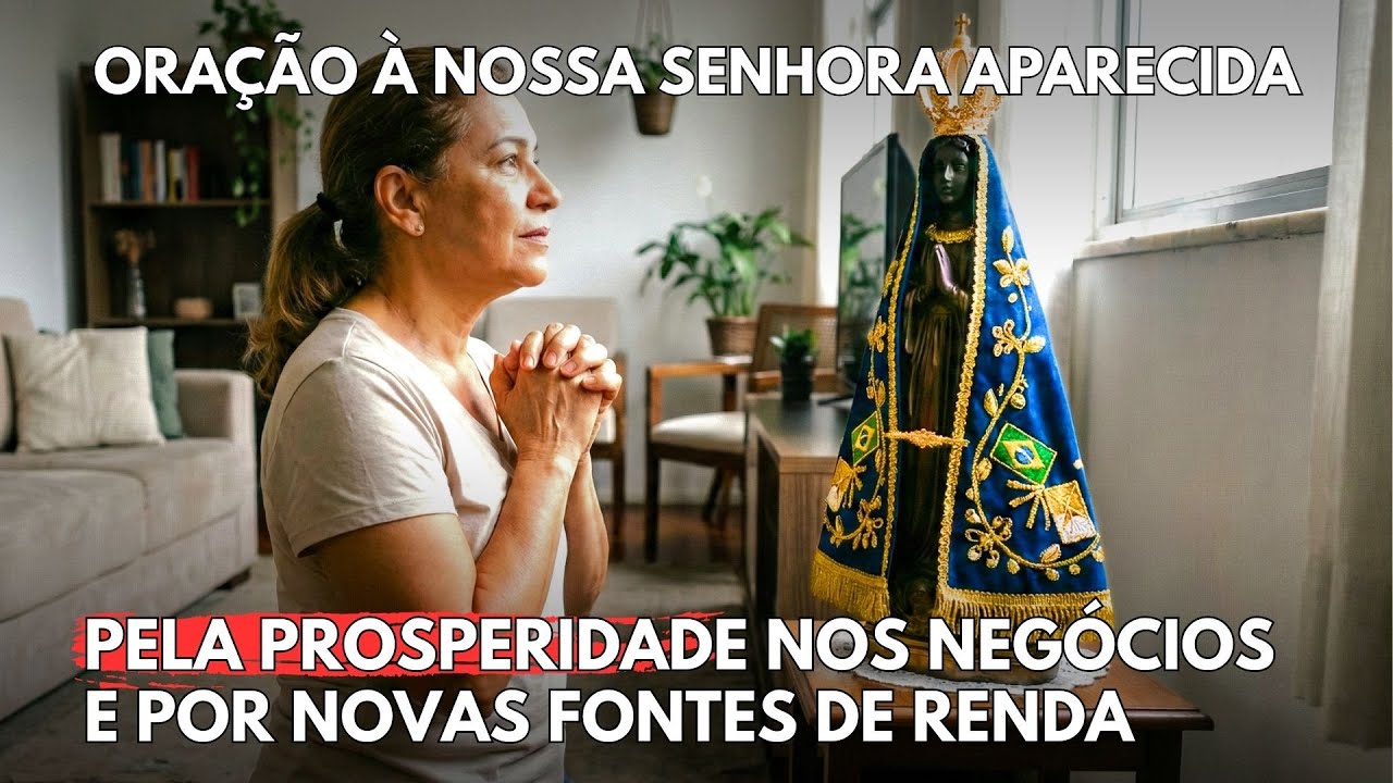 ORAÇÃO PODEROSA À NOSSA SENHORA APARECIDA POR PROSPERIDADE NOS NEGÓCIOS E NOVAS FONTES DE RENDA
