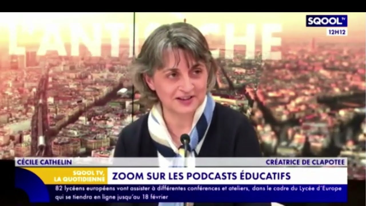 CLAPOTEE  se pr&eacute;sente sur SQOOLTV !