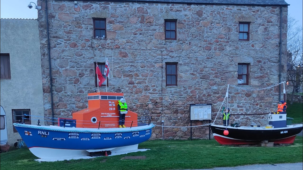 A Small Scottish harbour town in the Highlands of Scotland Nc500