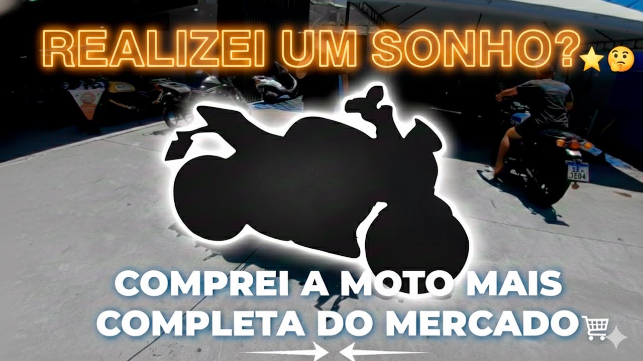 REALIZEI UM SONHO?! Comprei a moto mais completa do mercado?! #pov #motovlog #review #moto