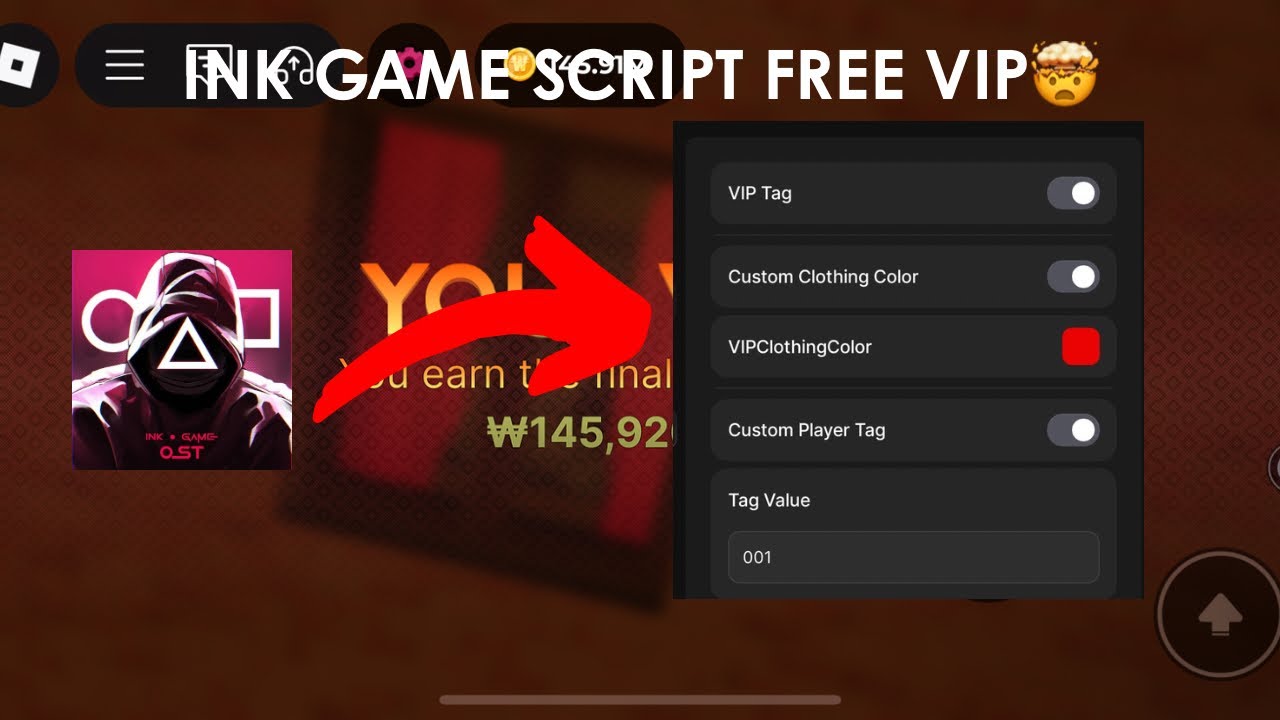 INK Game FREE VIP Script 🔥 | Voidware | No Key, Auto Win, GUI