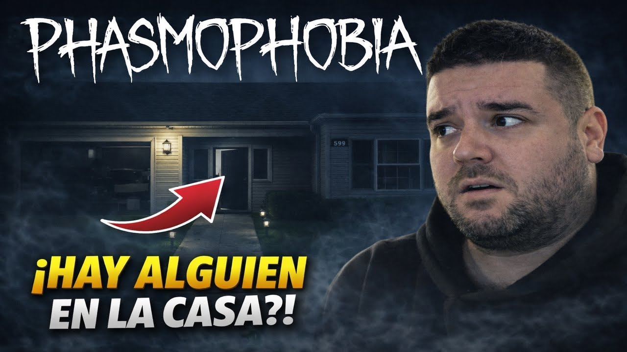 PHASMOPHOBIA | 😱 EL FANTASMA ME ACORRALA POR TODA LA CASA… TERMINO EN UN ARMARIO | Gameplay Español