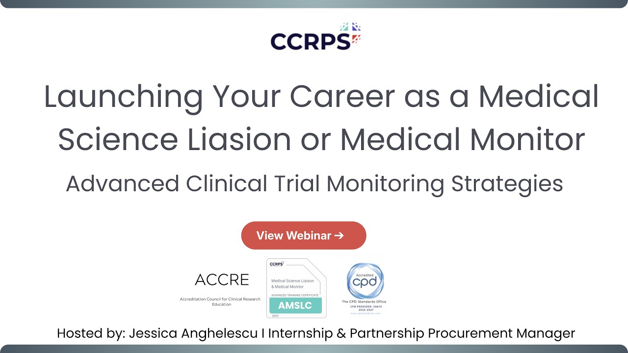 Clinical Research Advanced Monitoring: Trial Design & Implementation | AMSLC by CCRPS
