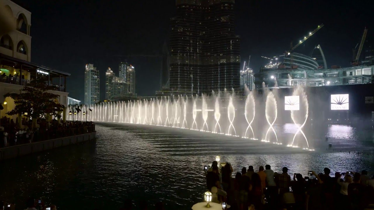 Dubai Fountain 2016 Arabic Music 4K
