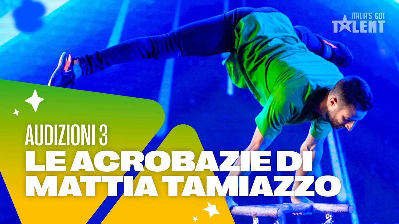 La forza di non arrendersi mai di Mattia 🤸 a Italia's Got Talent