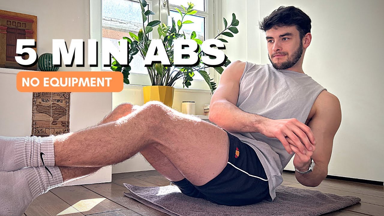 5 MIN AB WORKOUT / 6 Pack Abs (No Equipment!)