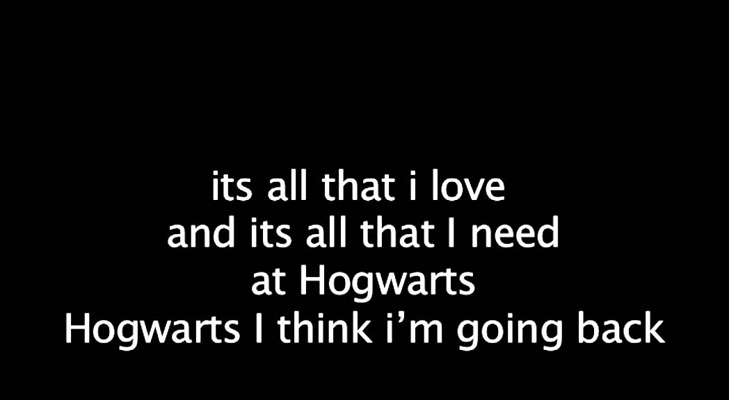 Get back to Hogwarts AVPSY lyrics
