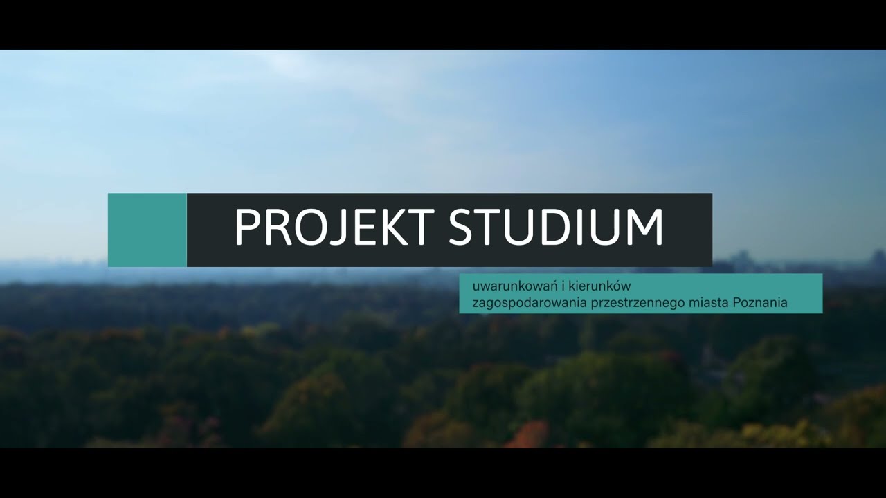 Projekt nowego Studium Poznania