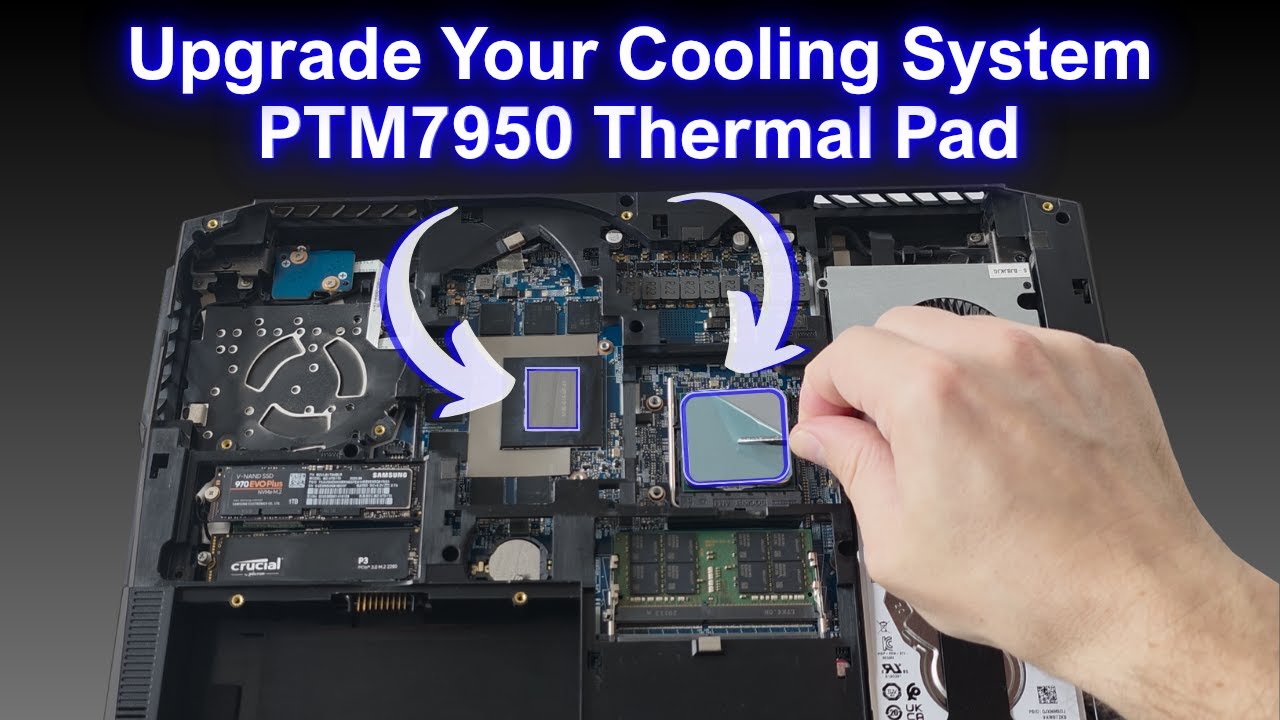 How to Install PTM7950 Thermal Pad on a Gaming Laptop for Better Cooling