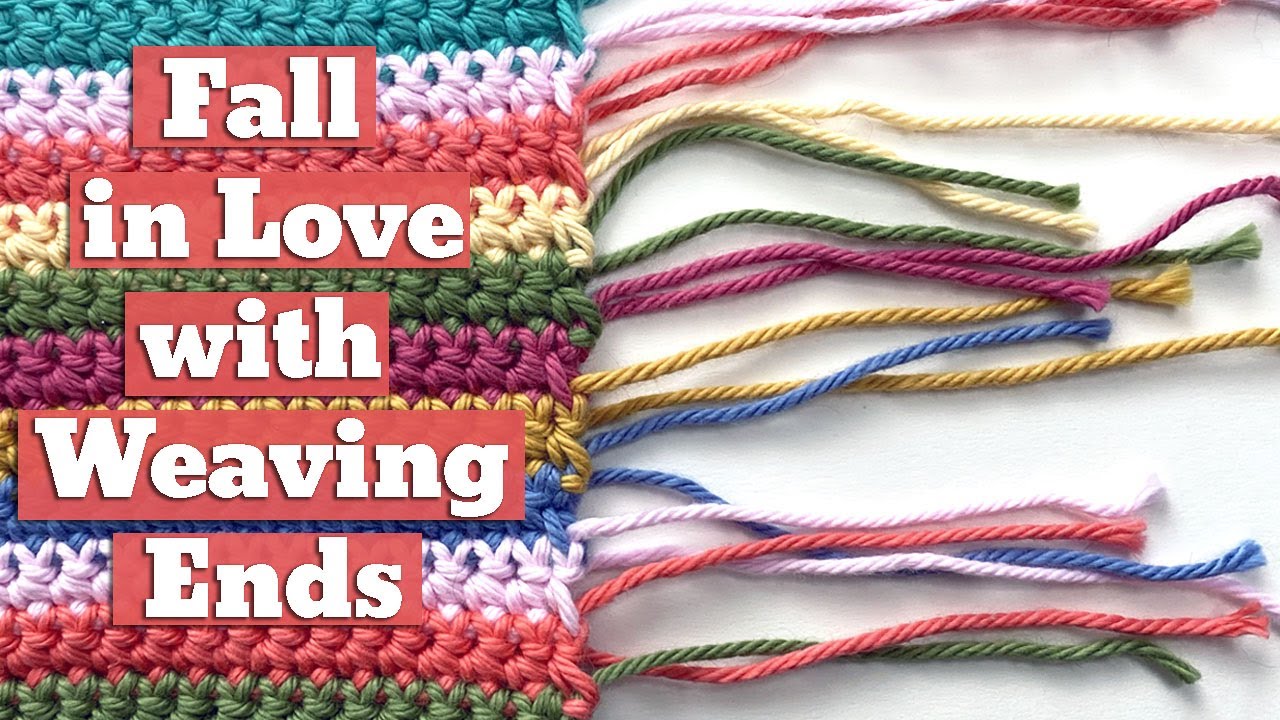 Упрощенное плетение концов нитей плюс КРУТОЙ ЛАЙФХАК! 🤩🧶