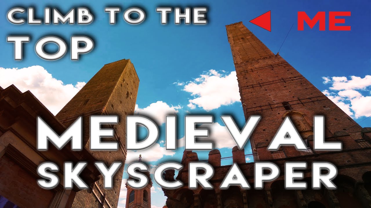 Climbing the ASINELLI TOWER 🇮🇹 Medieval Skyscraper | Bologna, Italy | 97 m (319 ft) [4K/60fps, UHD]